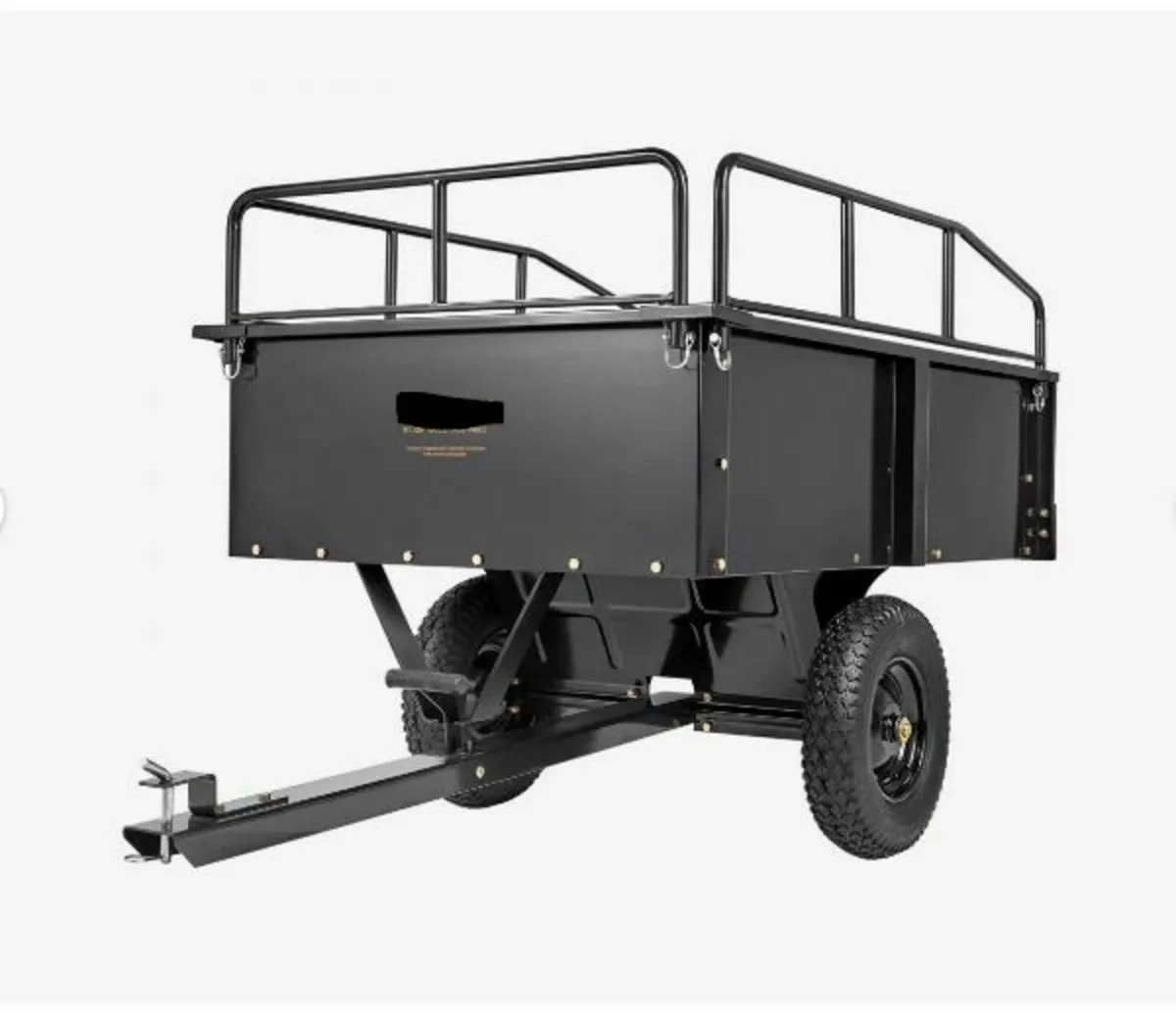 Heavy Duty ATV Trailer Steel Dump Cart - Image 1