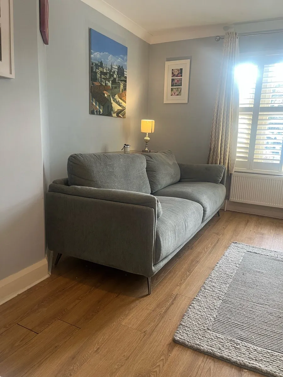 Stylish Couch - Mobi 3 seater Sage - Image 1