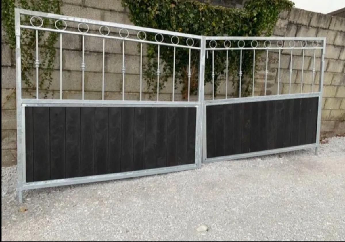 Brand new galvanised gates - Image 1