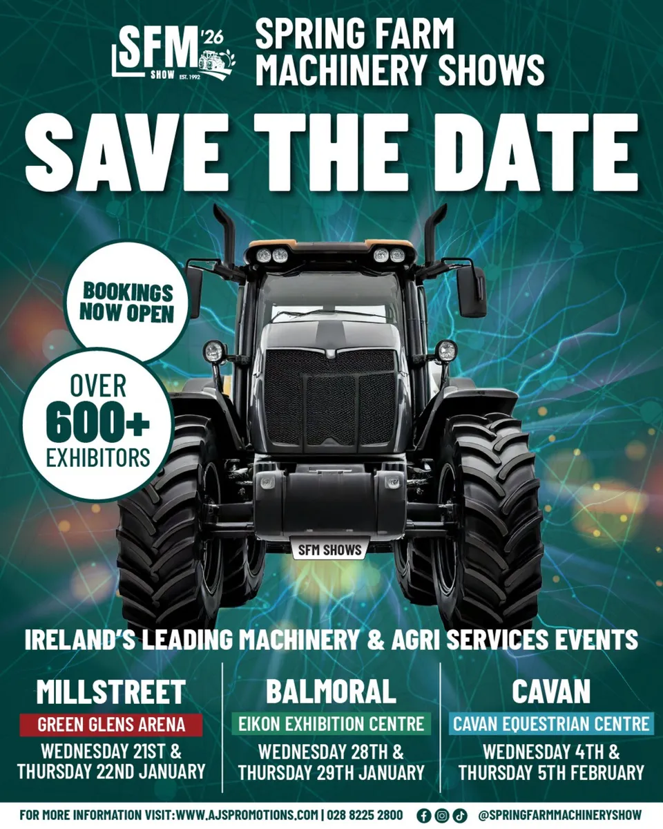 SPRING FARM MACHINERY SHOWS 2026