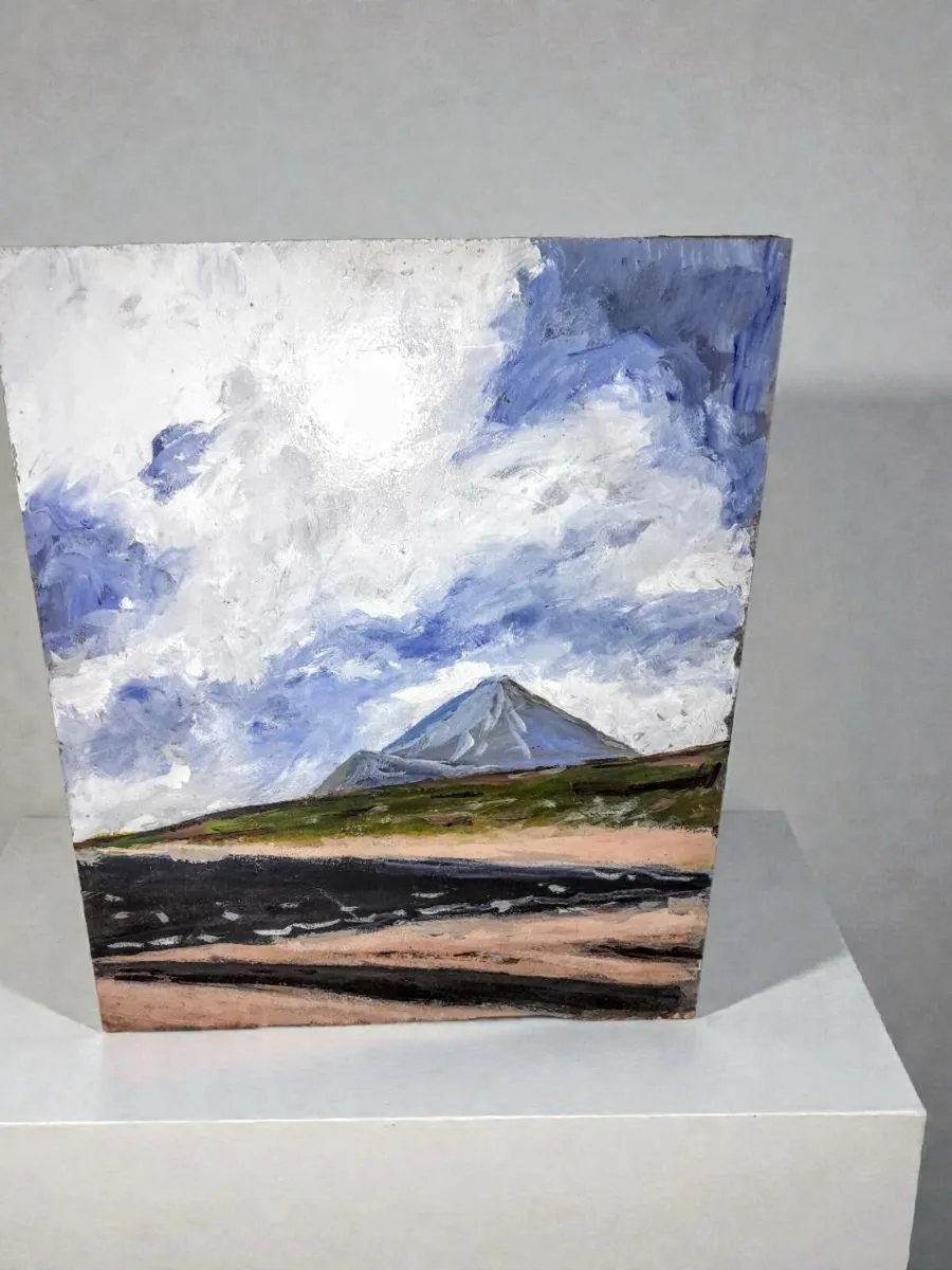 Oil painting on board - Image 1