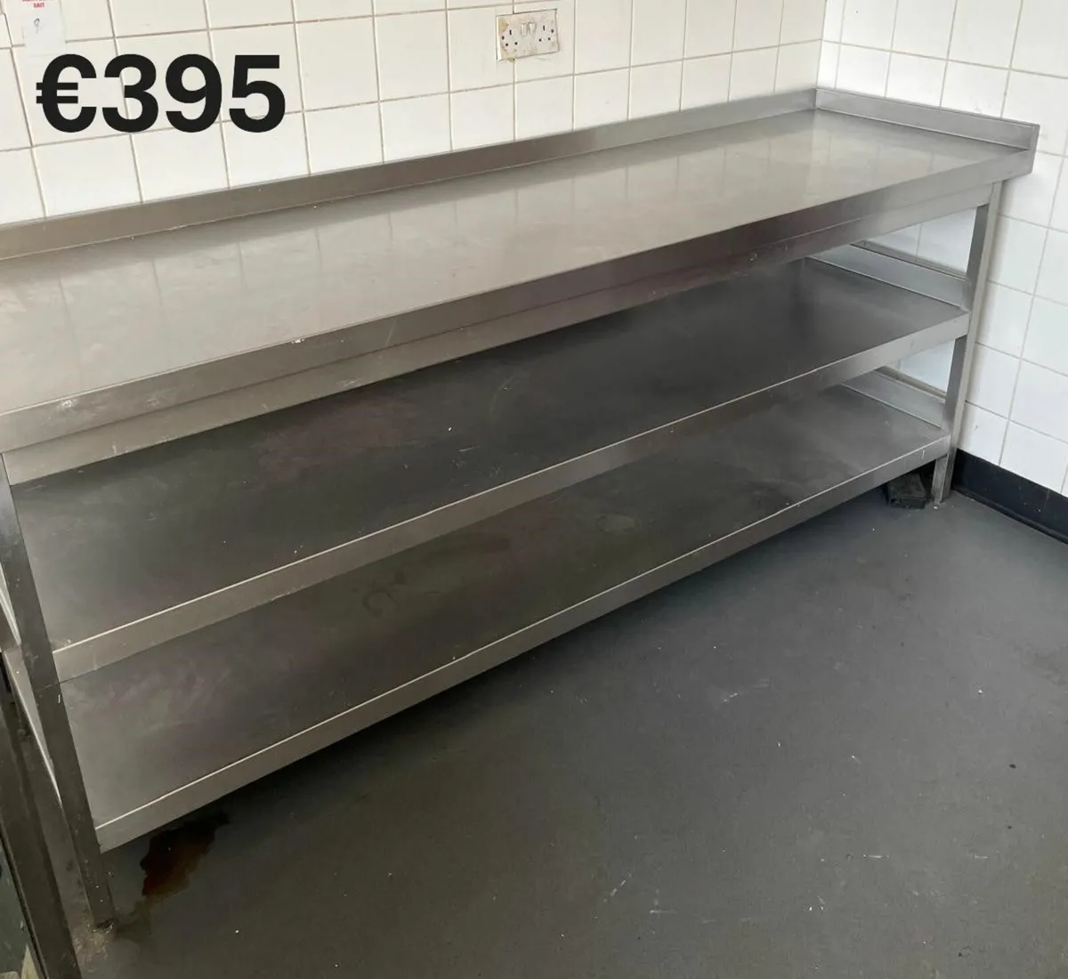 Commercial kitchen Stainless steel shelving - Image 1