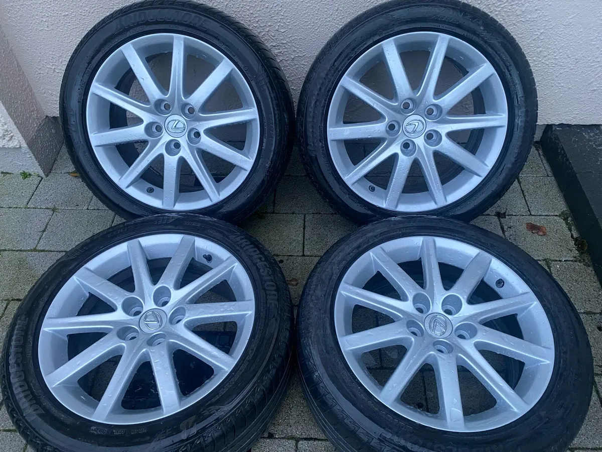 Lexus 17Inch Wheels Tyres - Image 1