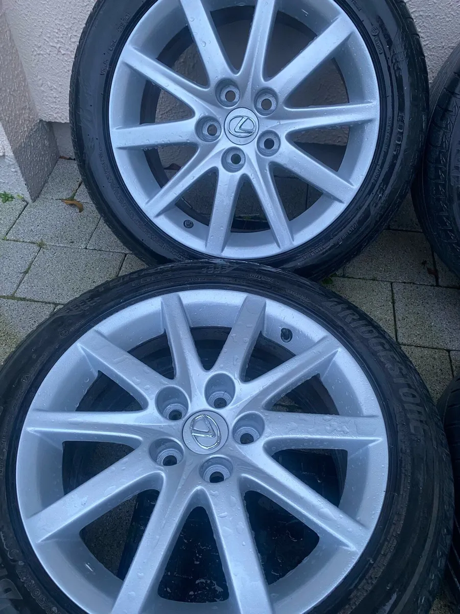 Lexus 17Inch Wheels Tyres - Image 2