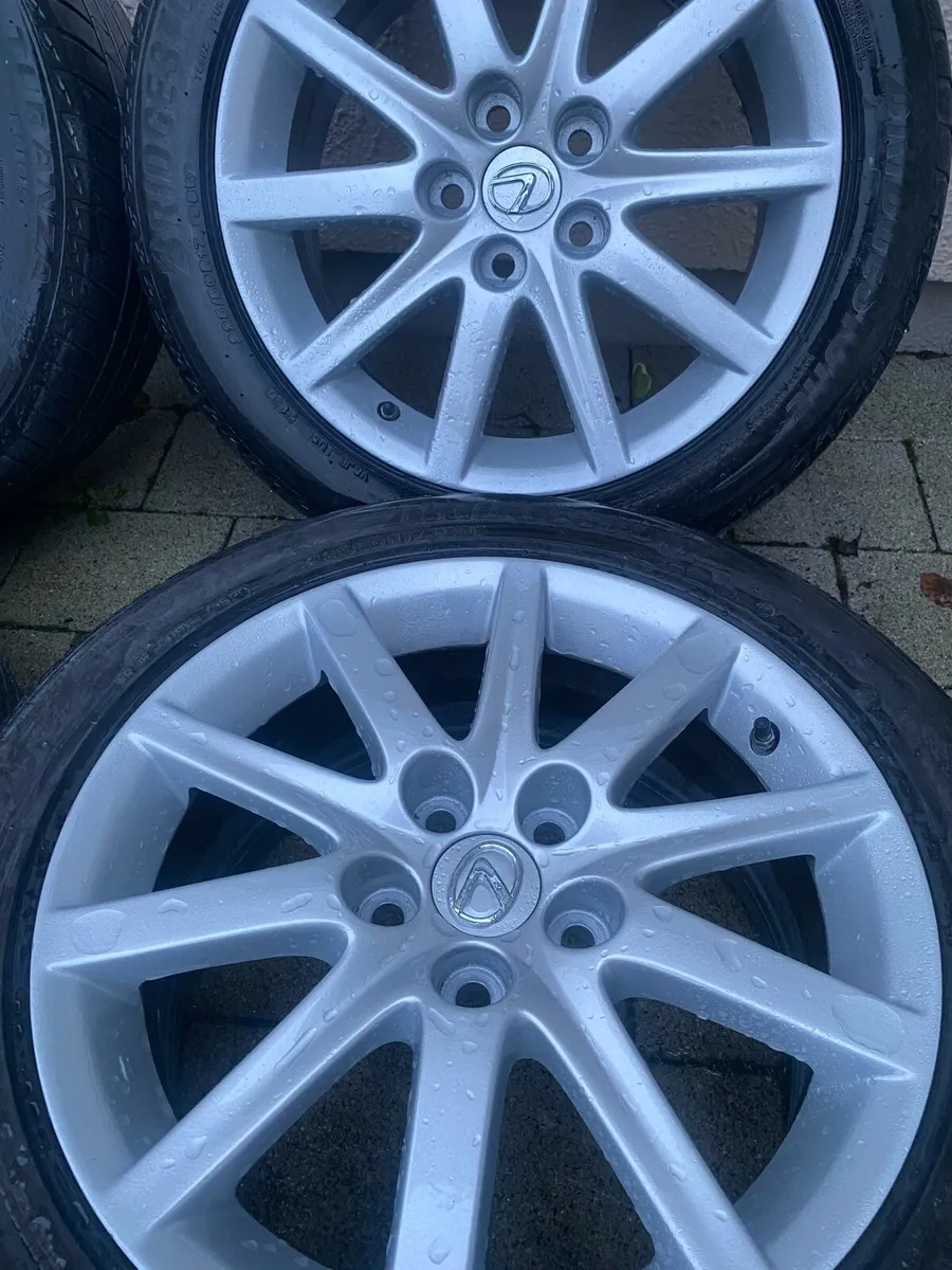 Lexus 17Inch Wheels Tyres - Image 3