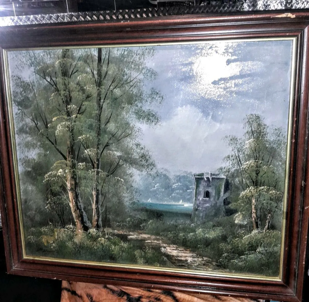 Large oil painting on canvas - Image 1