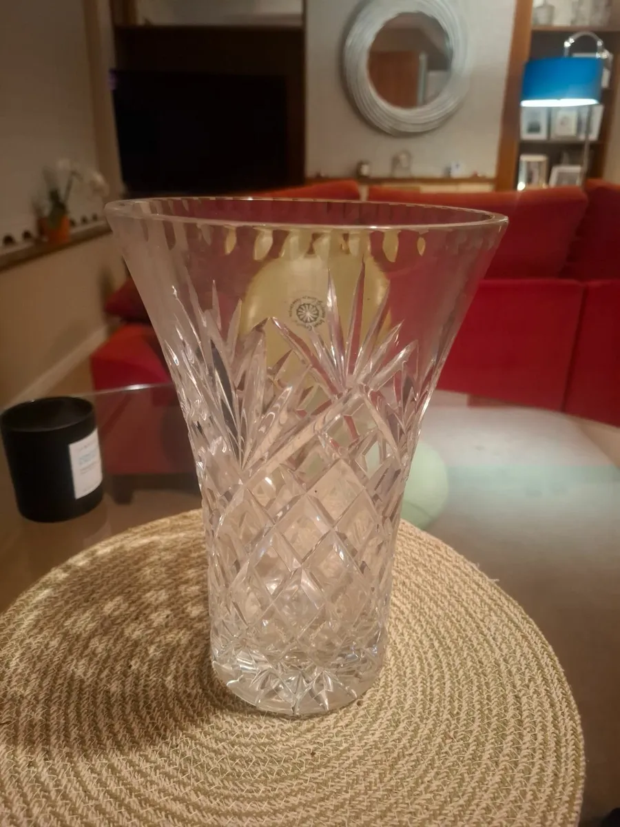 Galway Crystal Vase - Image 1