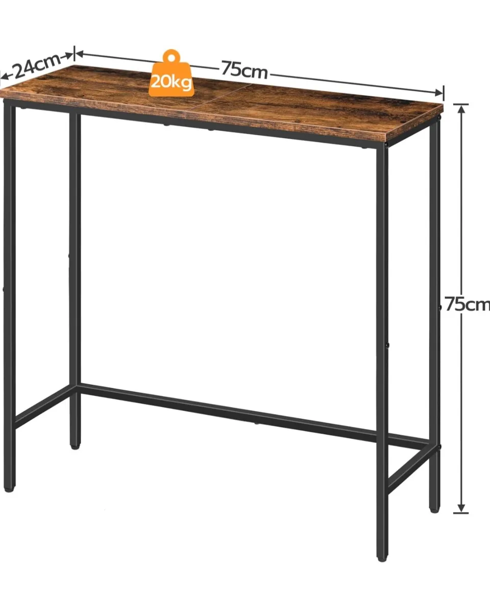 Console Table, Slim Console Table for Hallway - Image 4