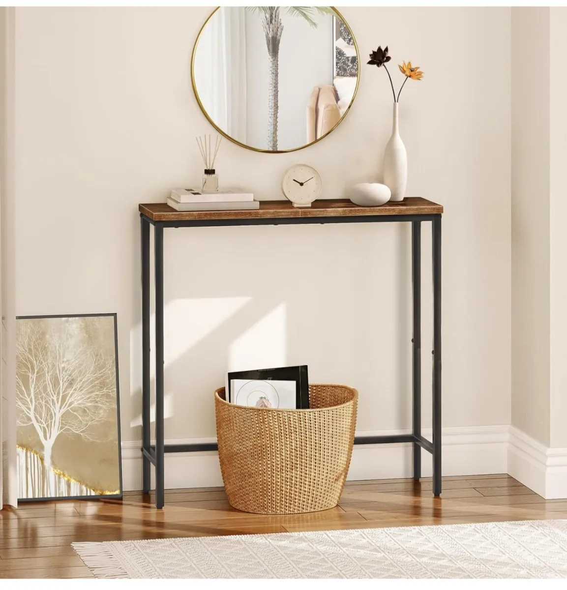 Console Table, Slim Console Table for Hallway - Image 4