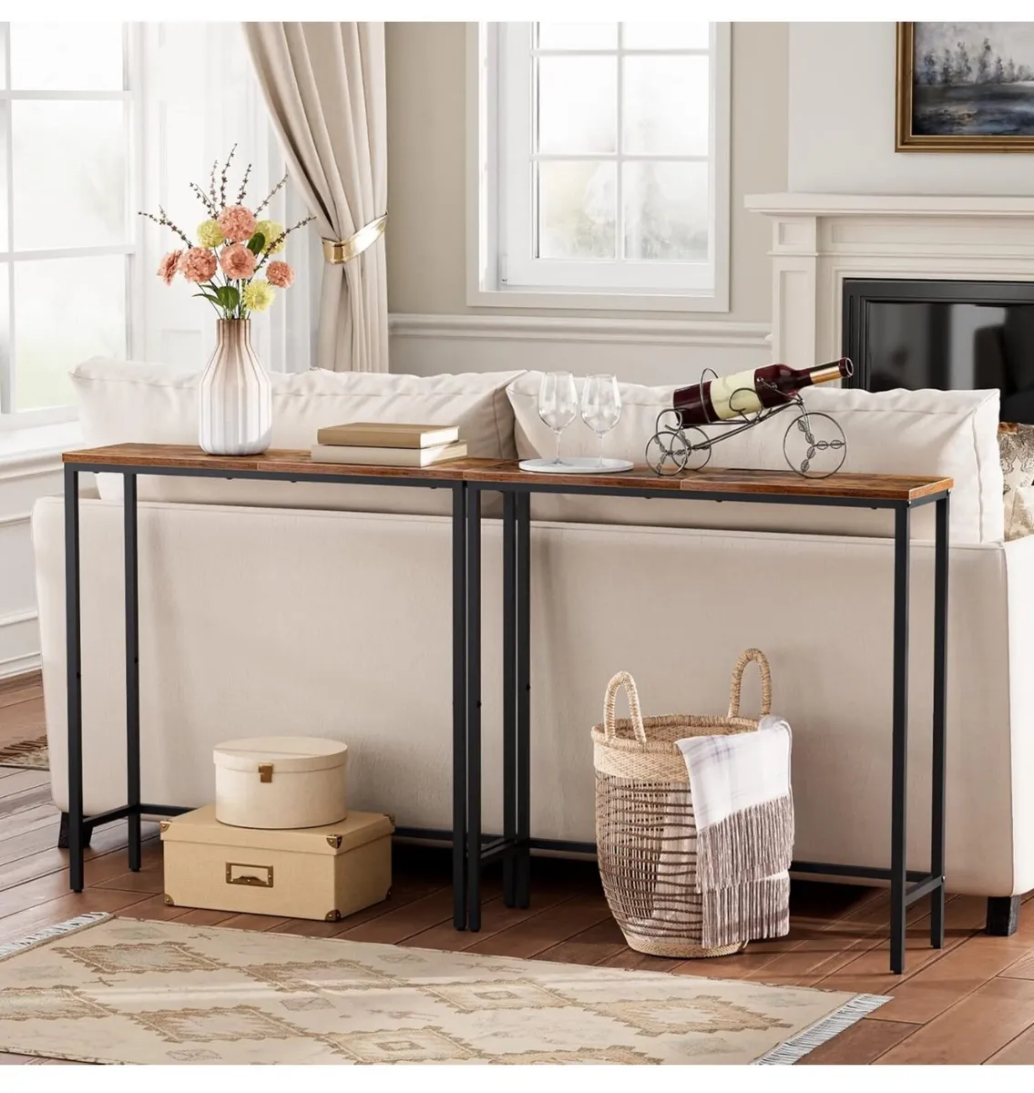 Console Table, Slim Console Table for Hallway - Image 3