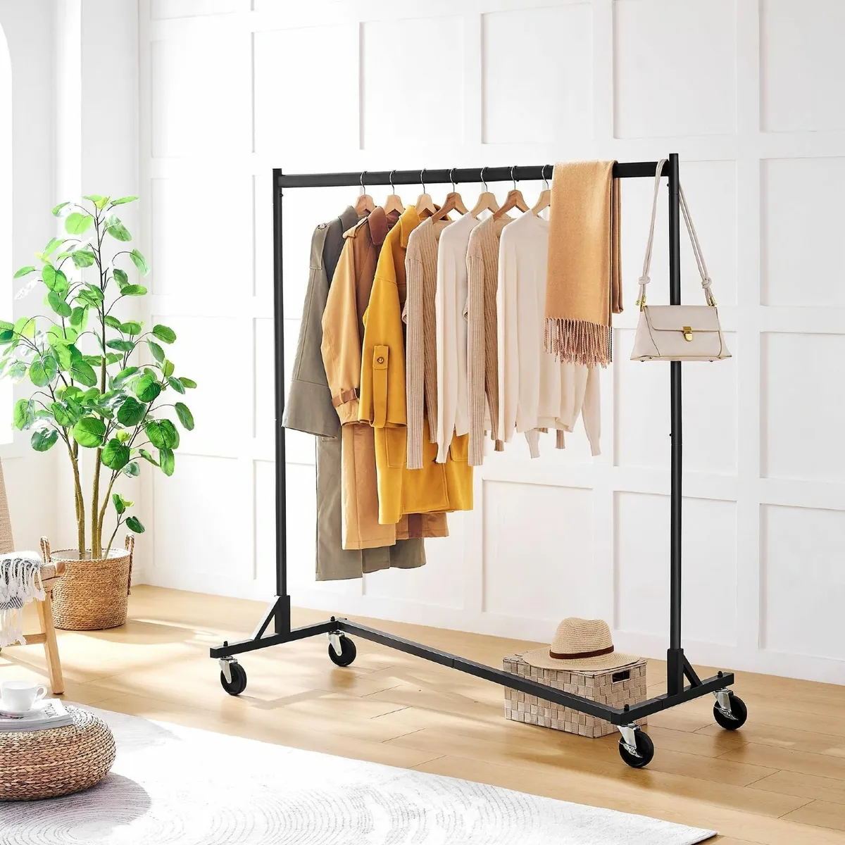 Z Rack Rolling Clothes Racks with Z-Base Heavy - Image 4