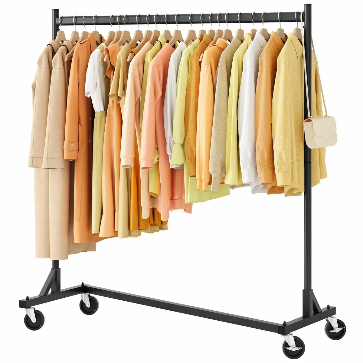 Z Rack Rolling Clothes Racks with Z-Base Heavy - Image 1