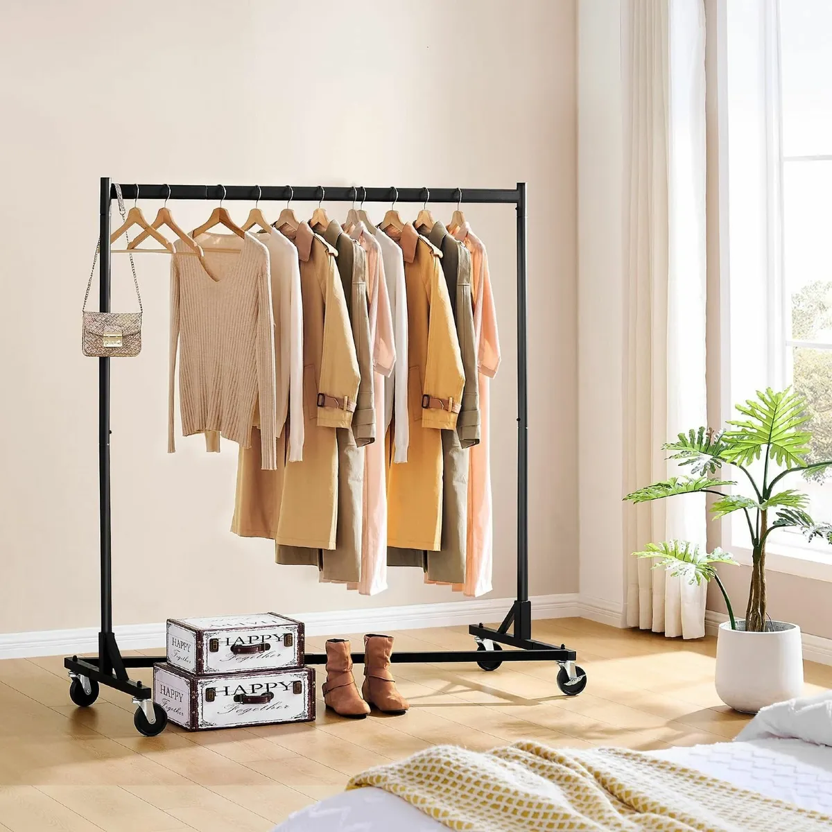 Z Rack Rolling Clothes Racks with Z-Base Heavy - Image 2