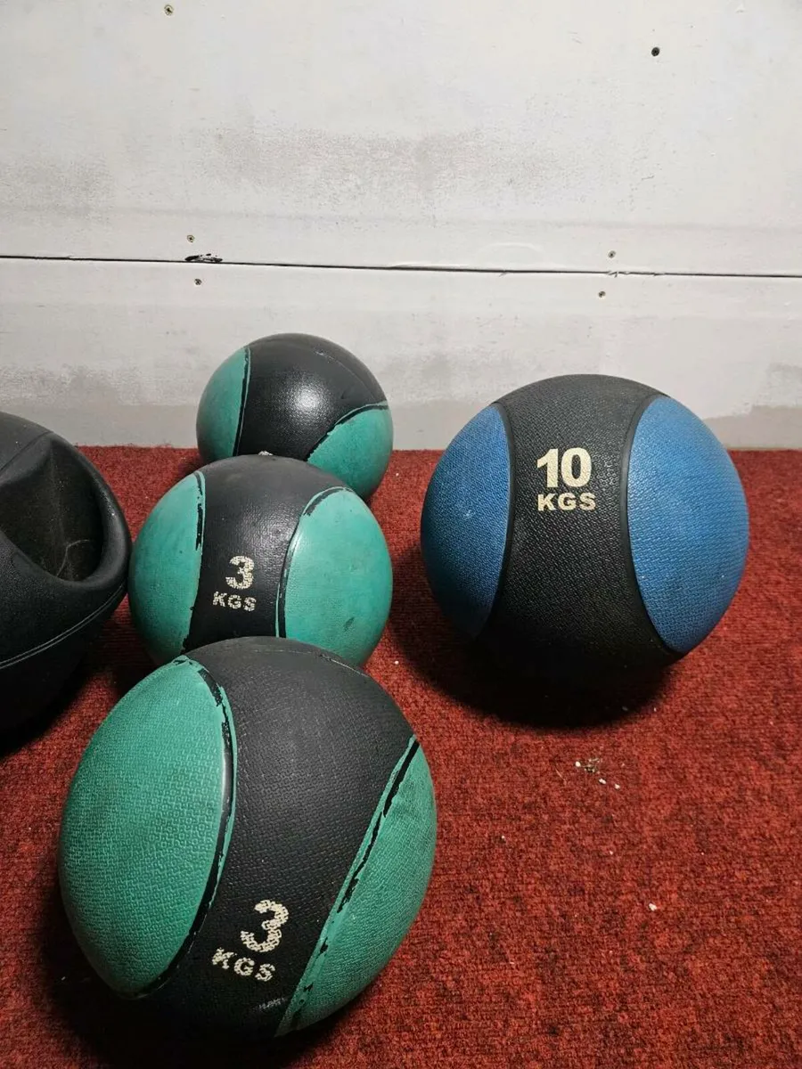 Selection of medicine balls - Image 4