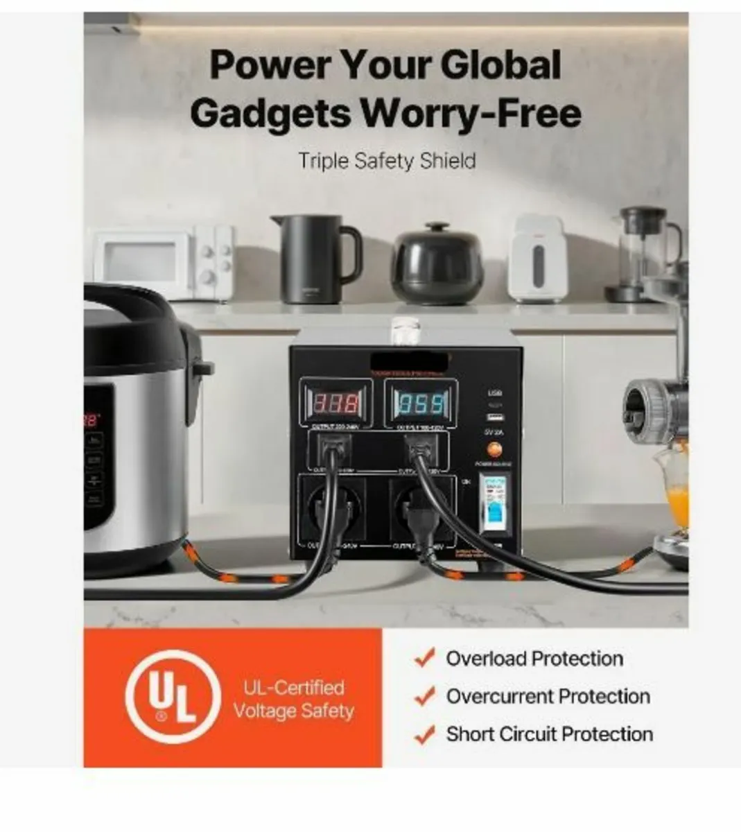 Voltage Converter Transformer, 2000VA - Image 2