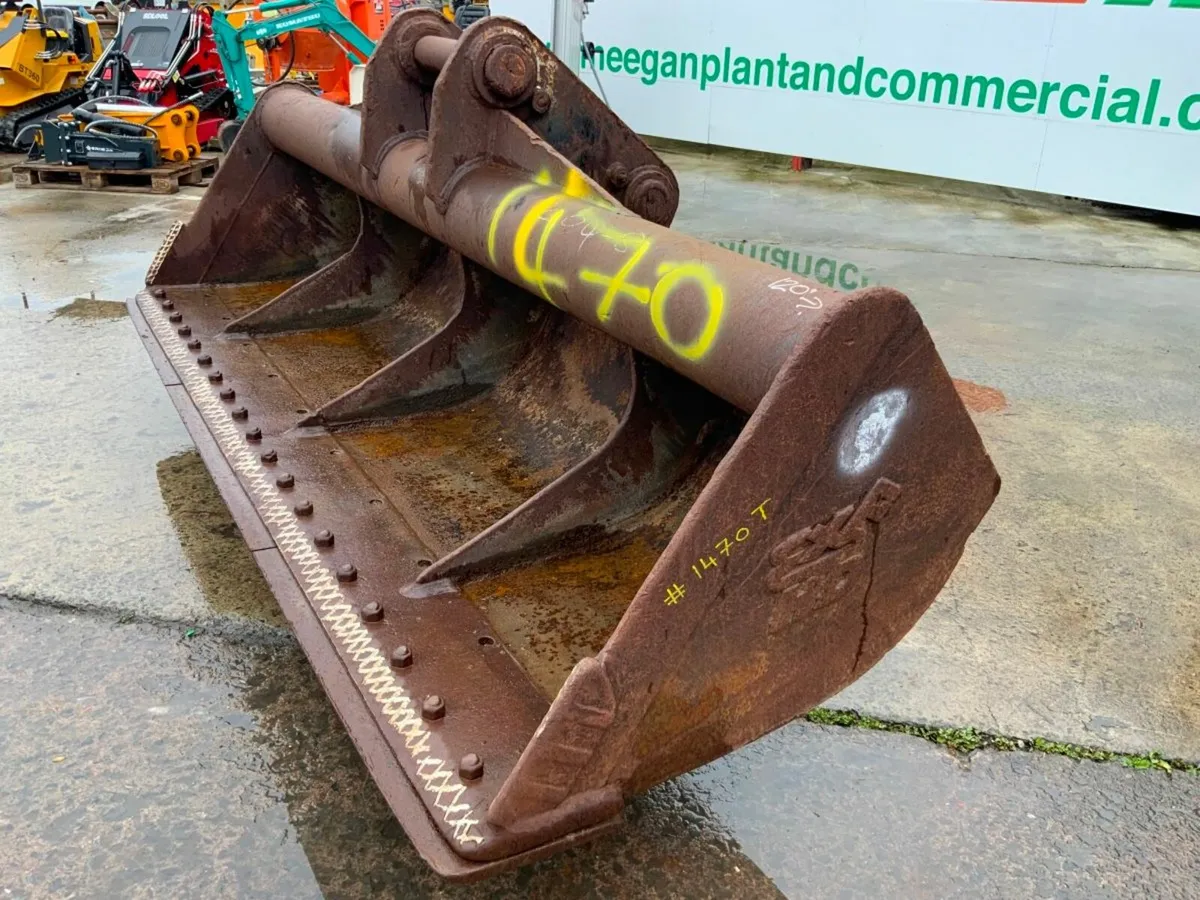 10ft GRADING BUCKET...........90mm PINS.......1470 - Image 4