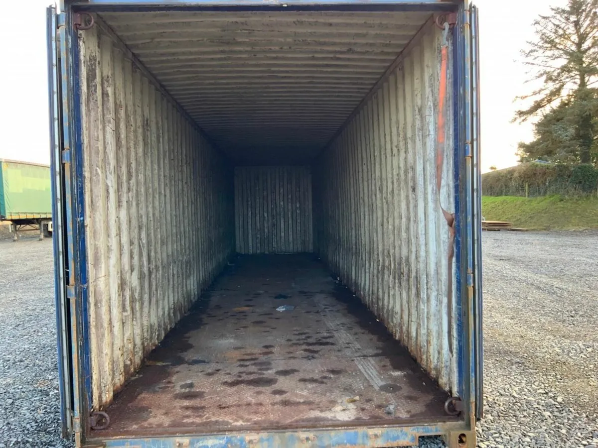 40ft x 9ft  Steel high cube Shipping container. - Image 2