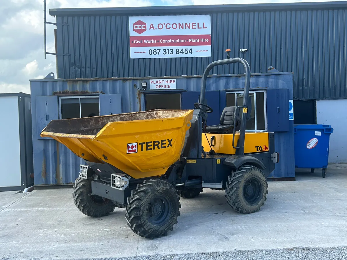 3 ton terex swivel dumper. - Image 1