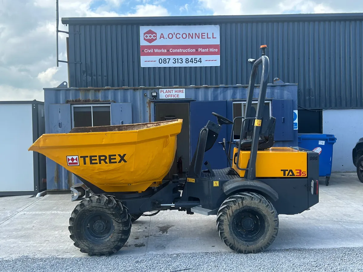 3 ton terex swivel dumper. - Image 2
