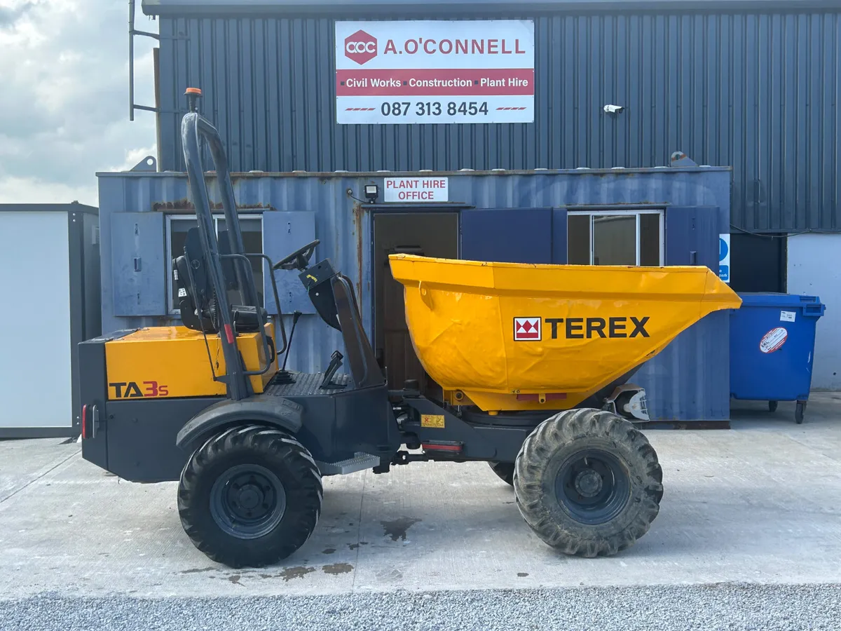 3 ton terex swivel dumper. - Image 4