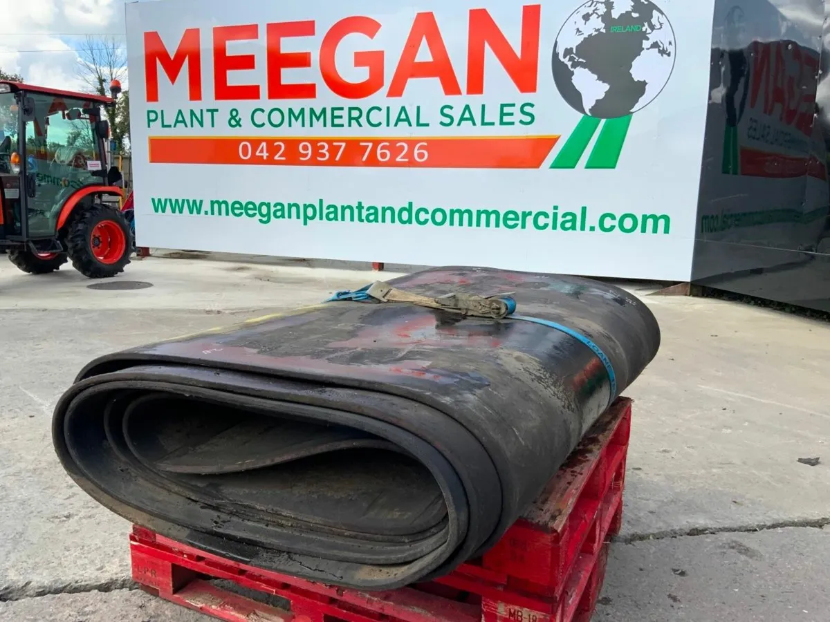 25ft x 62" RUBBER CONVEYOR MATTING......2562. - Image 2