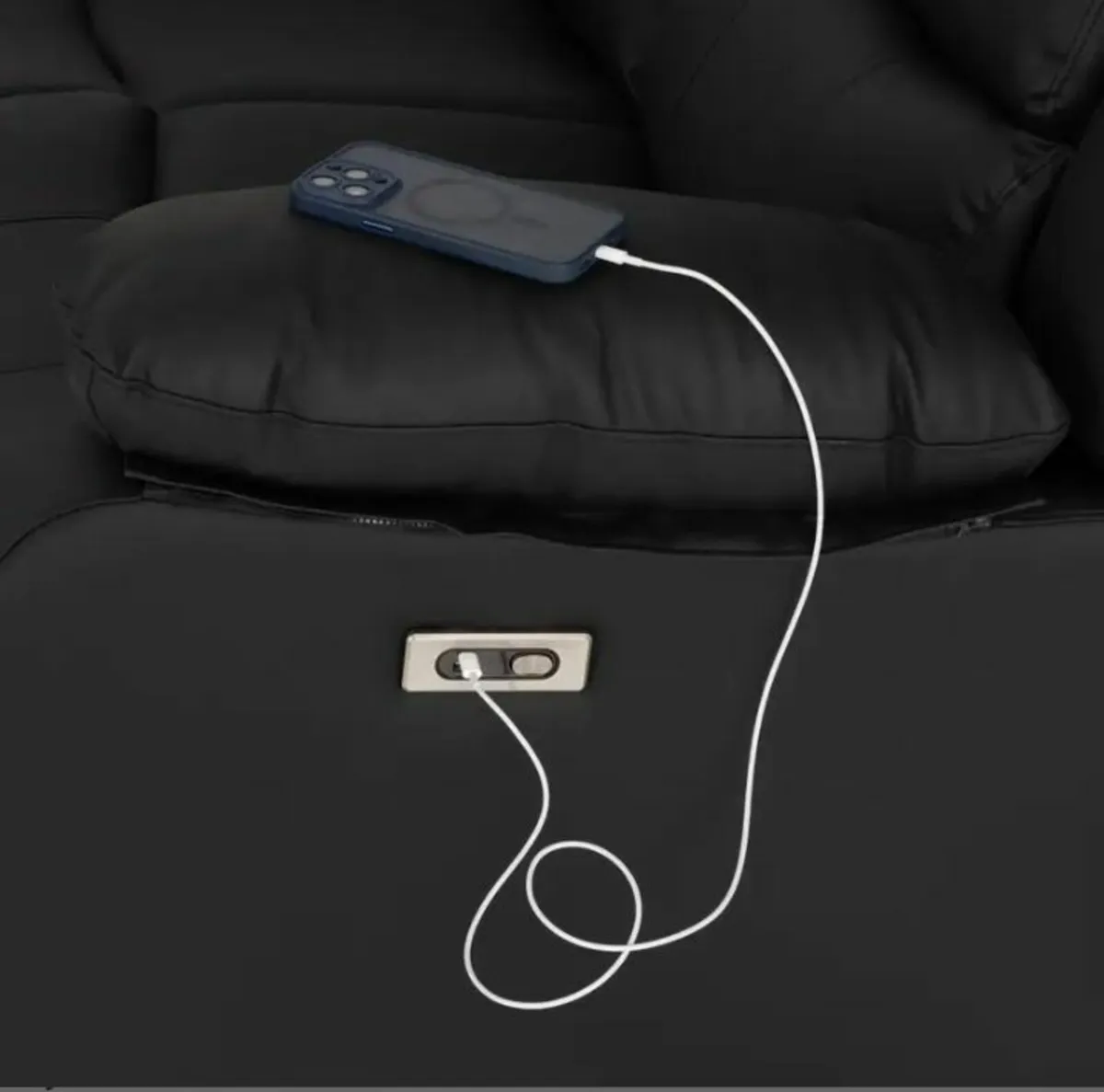 Roma 3+2 Electric Recliner Suite / 2 Colours - Image 4