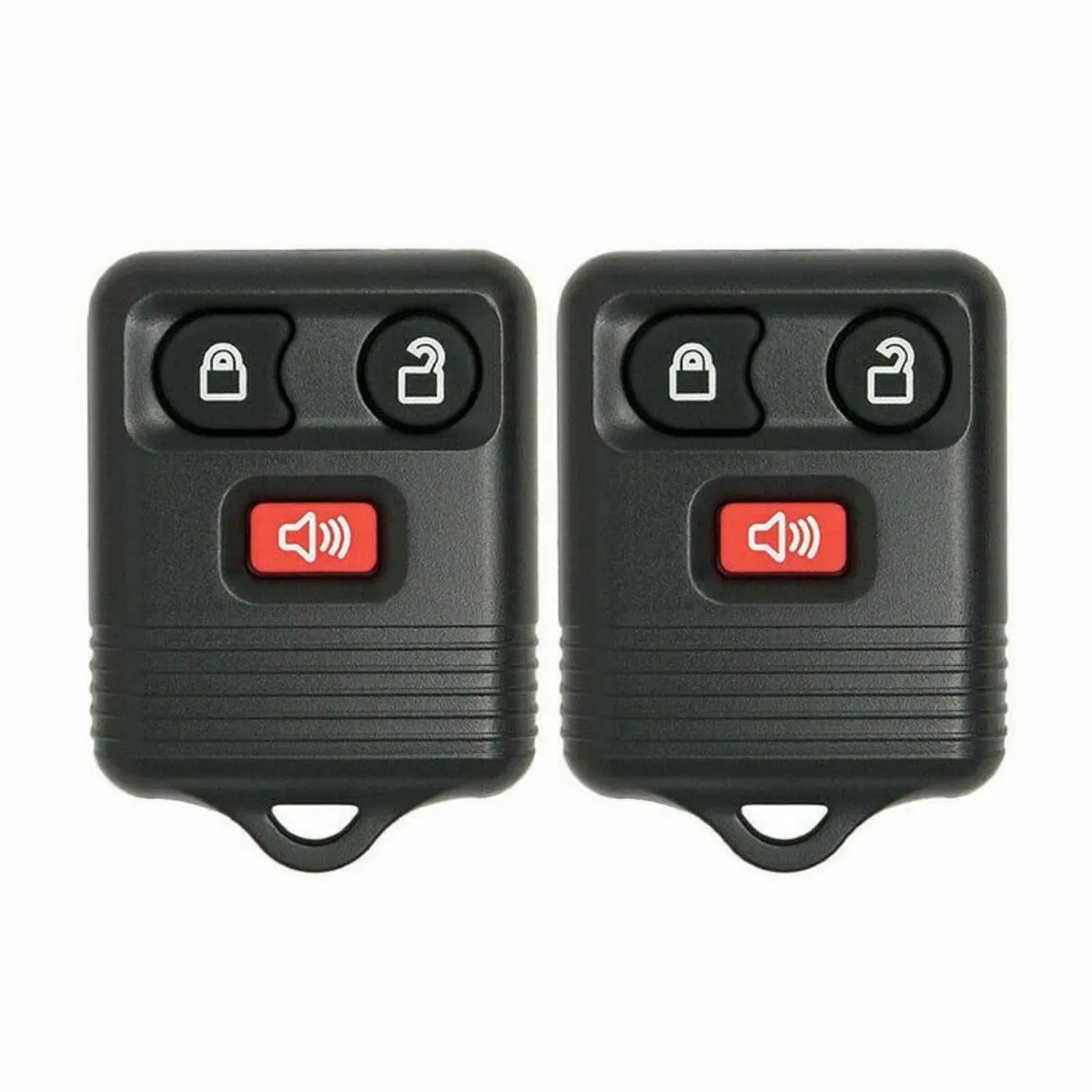 2Pcs Keyless Entry Remote Car Key Case Shell For F