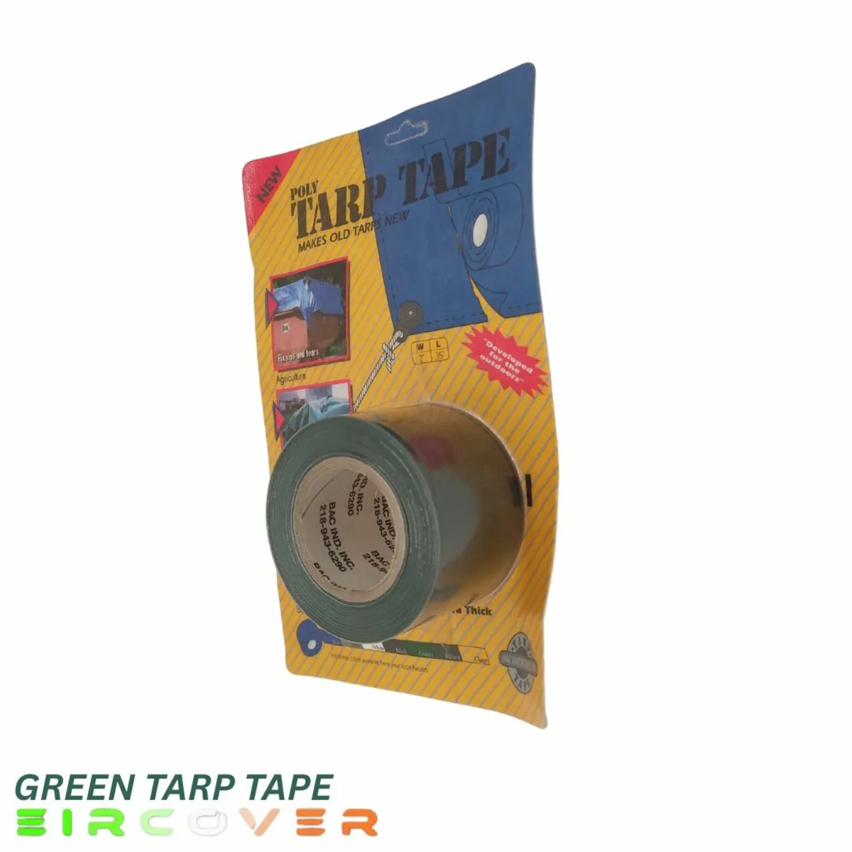 Tarp tape small  W5cm / L10m  (2" x 35') Clear - Image 3