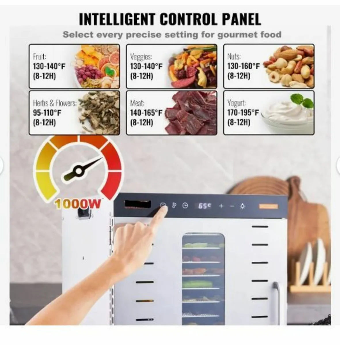 10 Trays Food Dehydrator Machine Stainless - Image 3