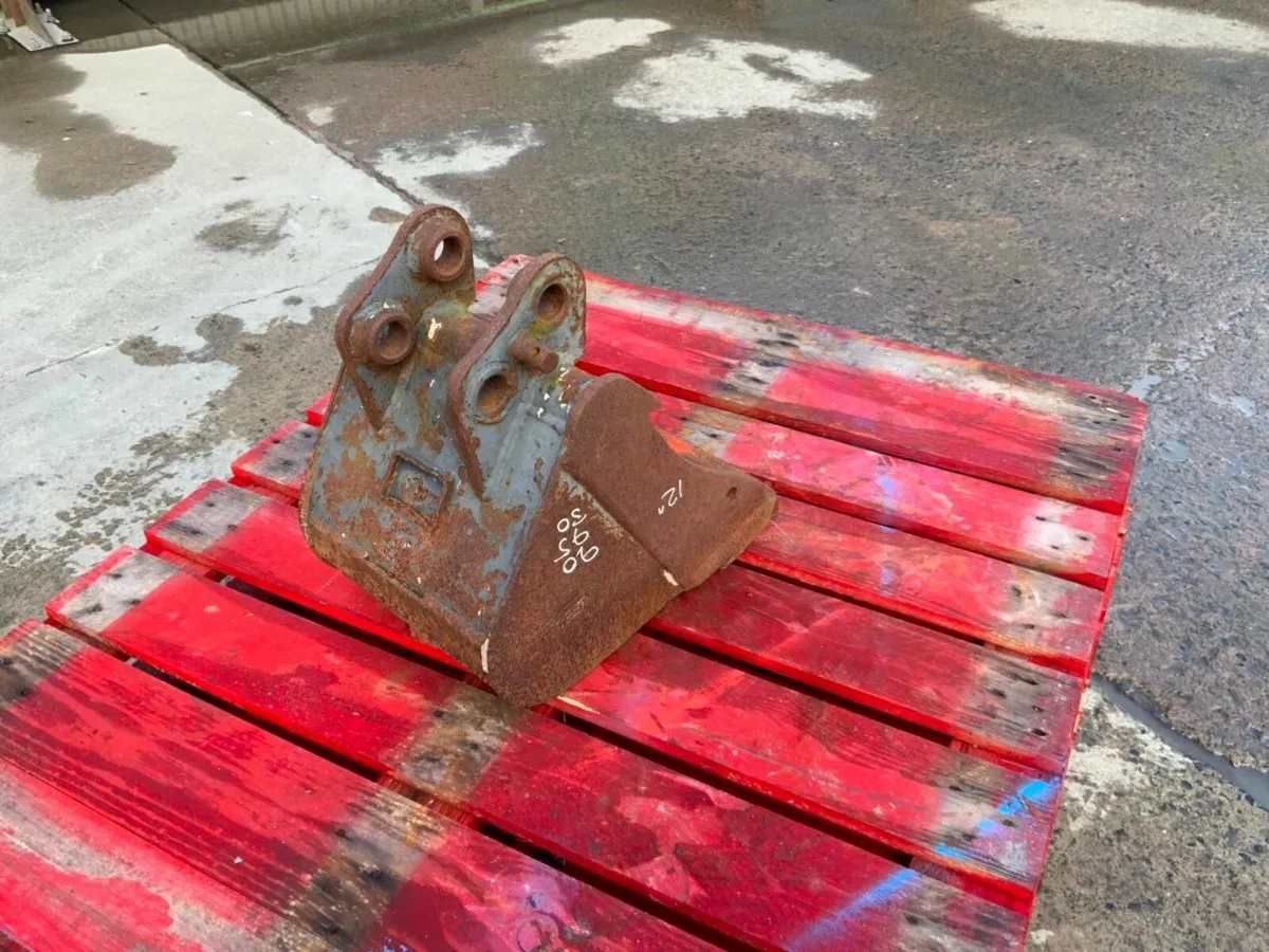 12" MINI DIGGER BUCKET......30mm PINS.... 30315 - Image 3