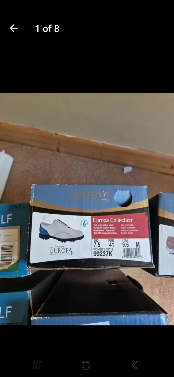 Joblot ladies/junior Golf shoes - Image 1