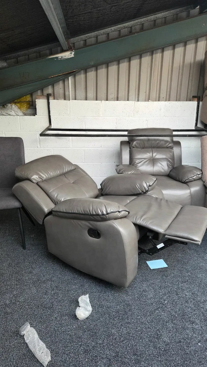 Grey reclining armchair-- clearance offer - Image 3