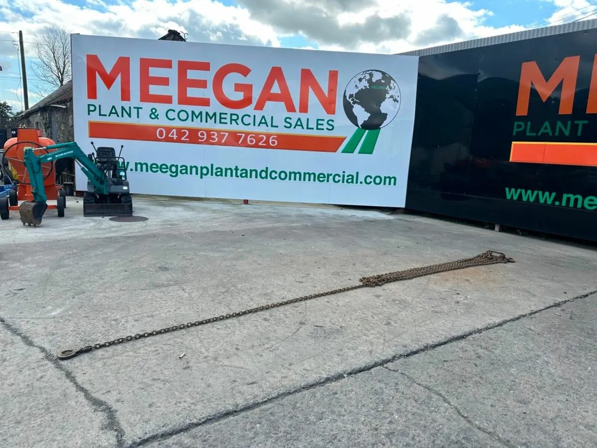 5.7 Metre ...9.6mm ...lifting chains 4 LEG .....17 - Image 1