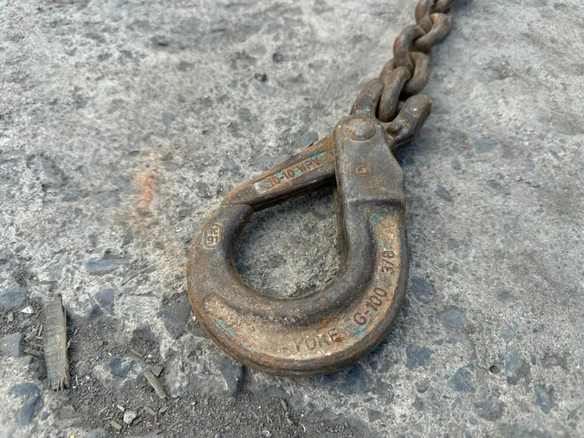 5.7 Metre ...9.6mm ...lifting chains 4 LEG .....17 - Image 4