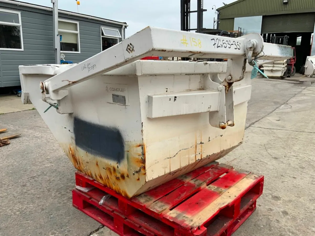 CONQUIP 1500lts SELF TIPPING BOAT SKIP.......158. - Image 4