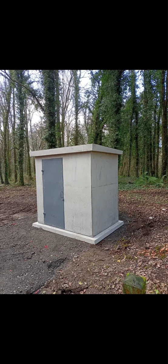 precast concrete pump house - Image 1