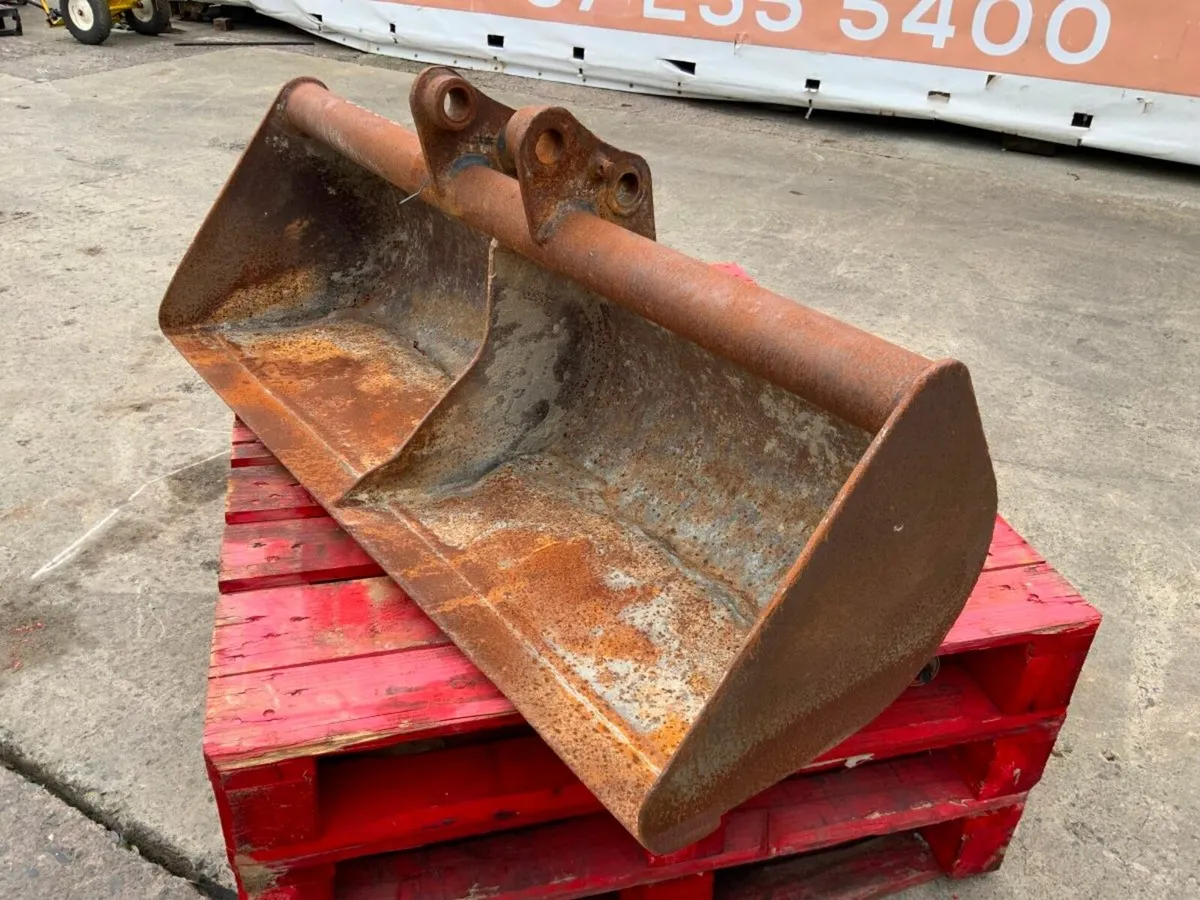 48" GRADING BUCKET....35mm PINS.......1328. - Image 2