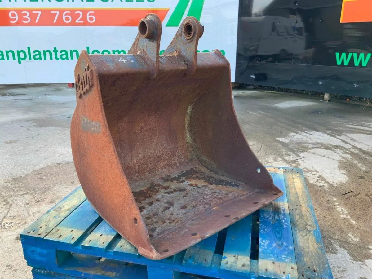 30" GEITH DIGGING BUCKET....45mm PINS....982-30. - Image 3