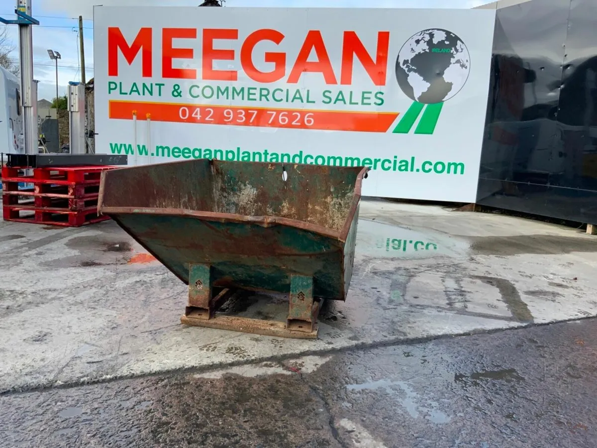 1200lts CONQUIP AUTOLOCK TIPPING SKIP.....1568k - Image 2