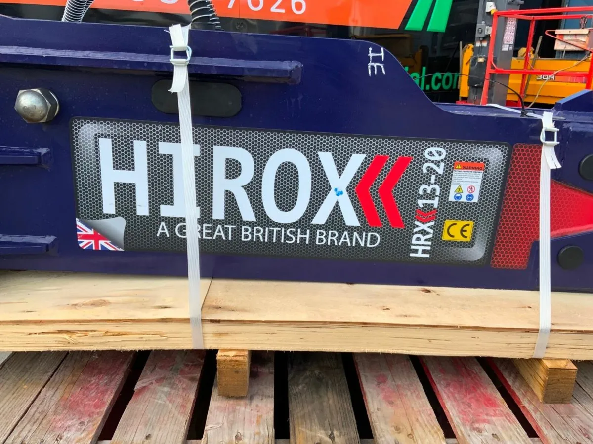 13 ton HIROX HDX 30 HAMMER breaker ....65mm PINS - Image 4