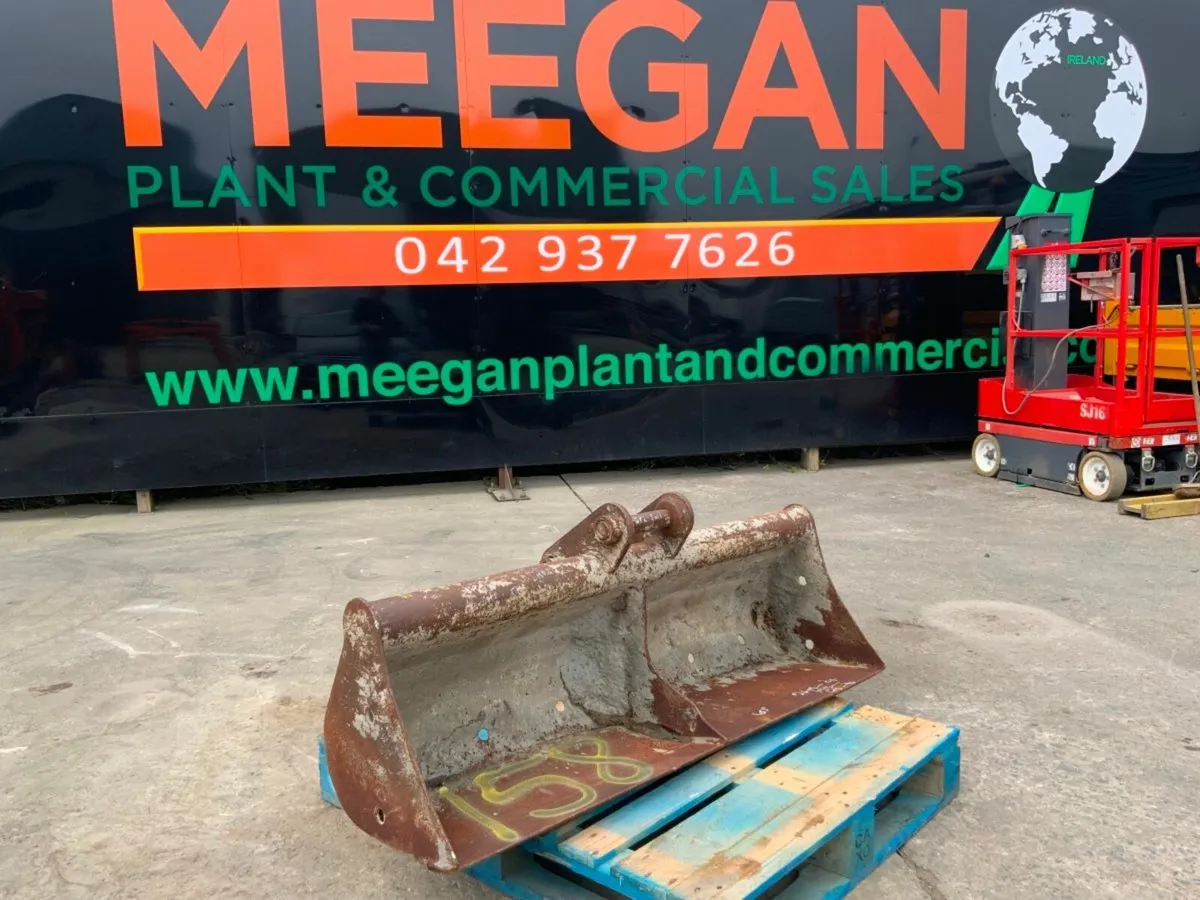 60" GRADING BUCKET....45mm PINS....158v. - Image 1