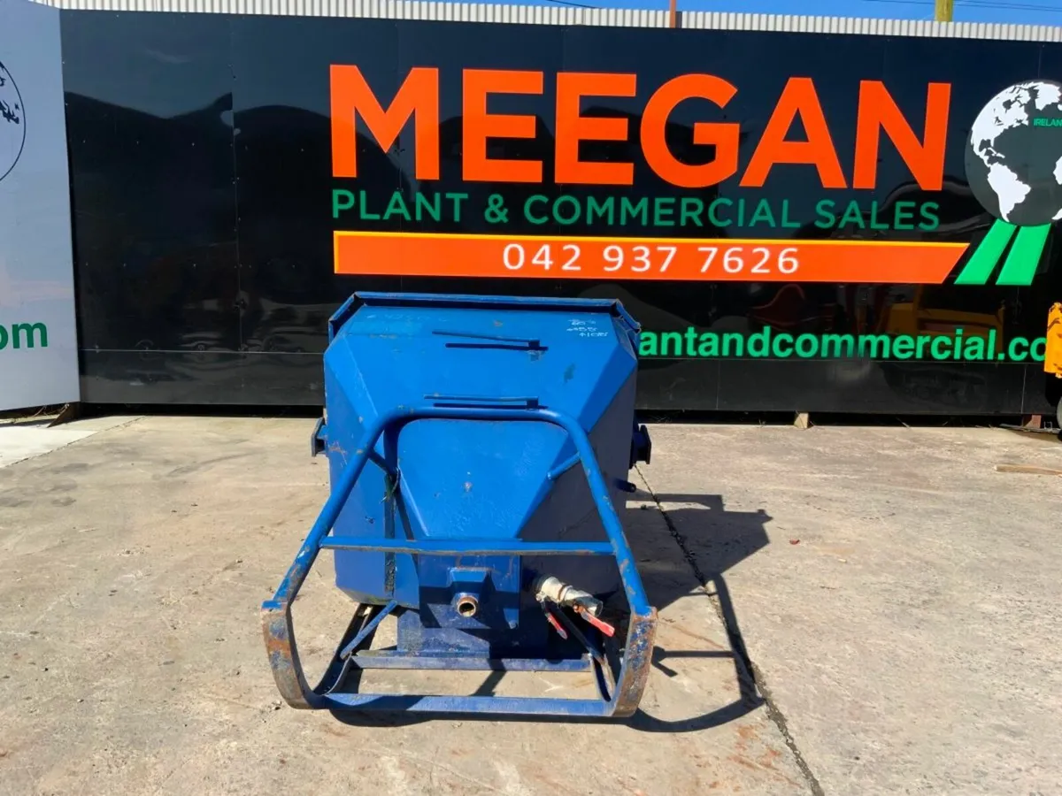 SITE CRANE / HIAB CONCRETE GROUT SKIP....4250. - Image 2