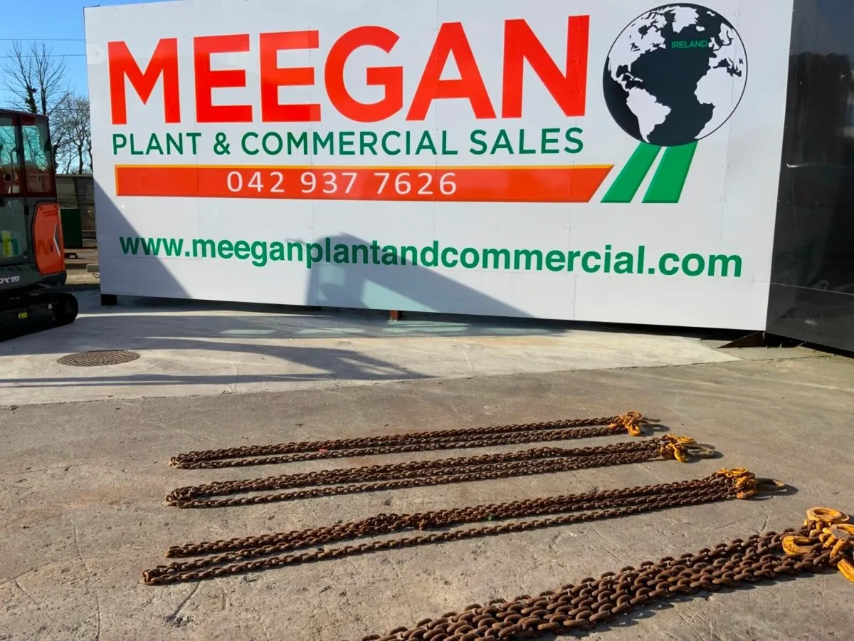 6.0mts x 10mm TWO LEG LIFTING CHAINS......1060. - Image 2