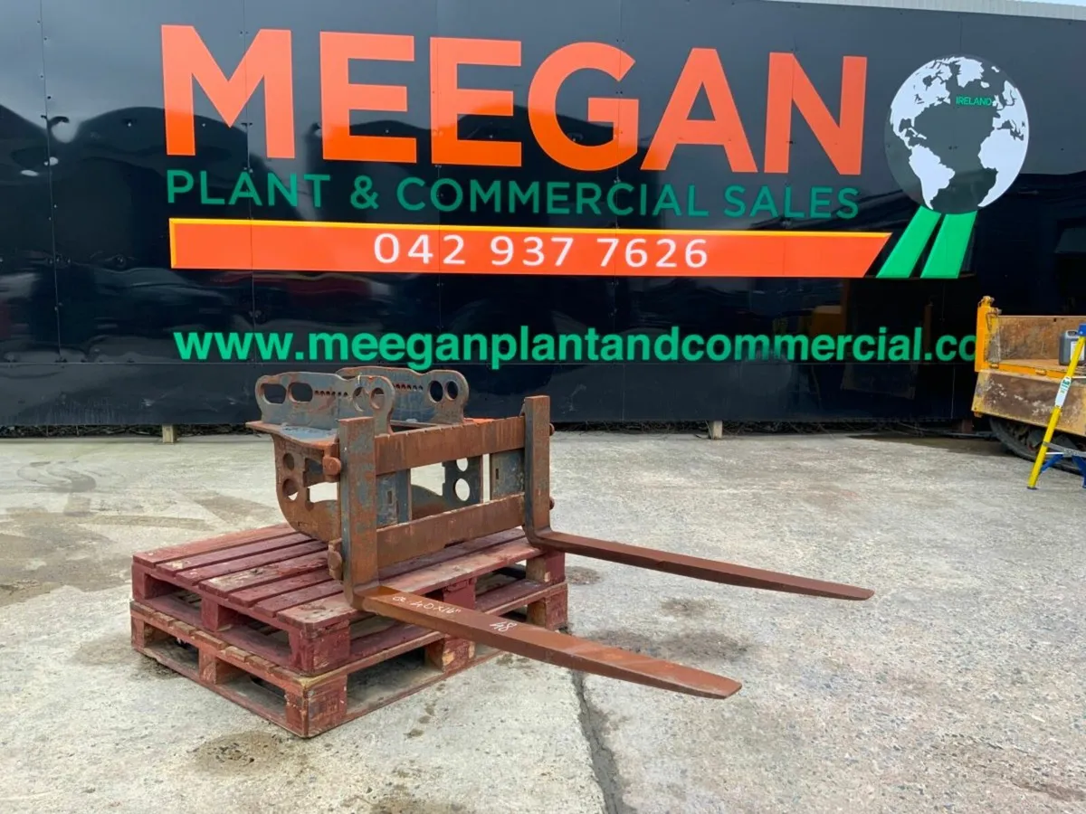 DROMONE 65/80mm PALLET FORKS..13 TONNE..1396.... - Image 1