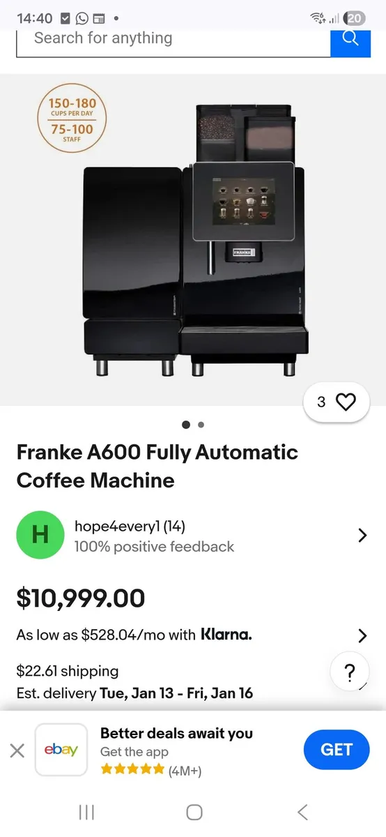 Restaurant frtdge,coffee machine dishwasher - Image 2