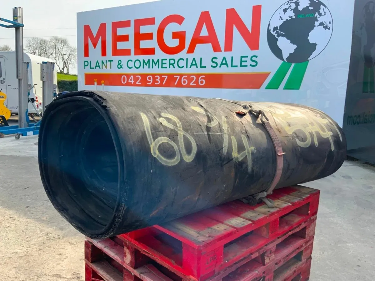 68" x 18mm RUBBER CONVEYOR MATTING........574-1. - Image 2