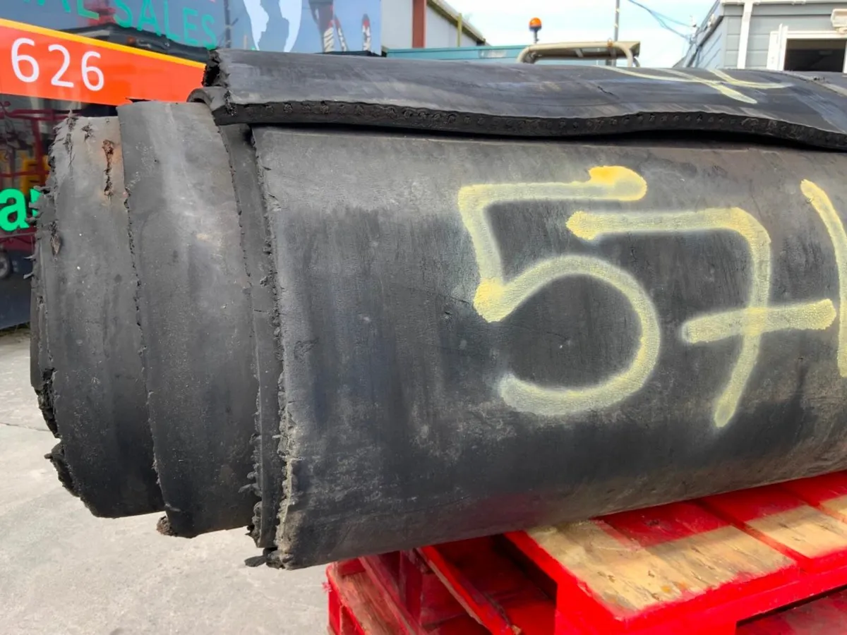 68" x 18mm RUBBER CONVEYOR MATTING........574-1. - Image 3