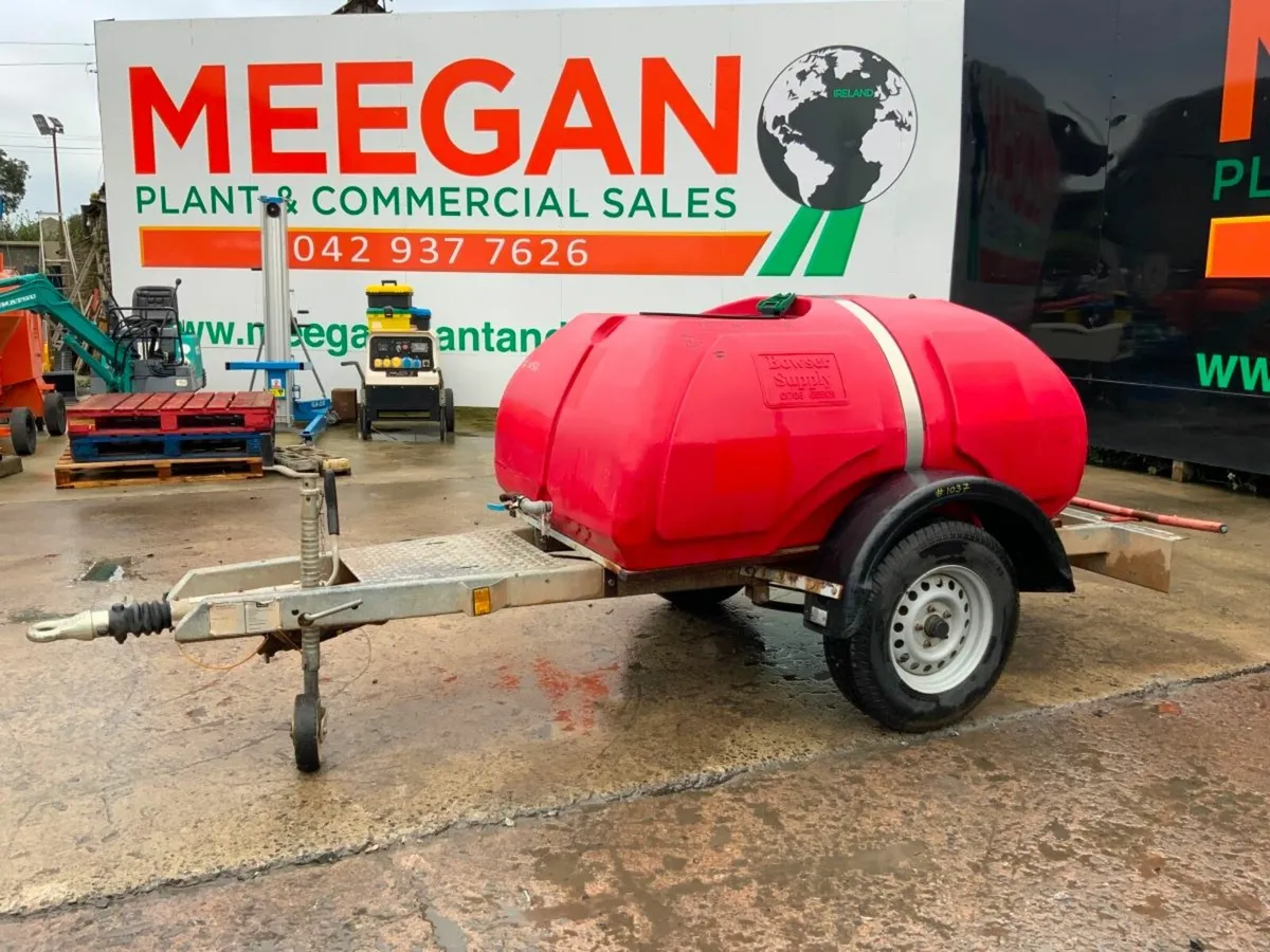 950lts SINGLE AXLE WATER BOWSER.....1037 - Image 2