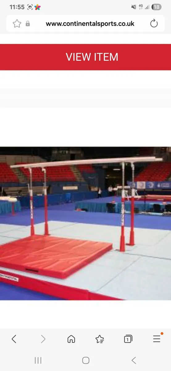 Continental gymnastics parallel bars - Image 1