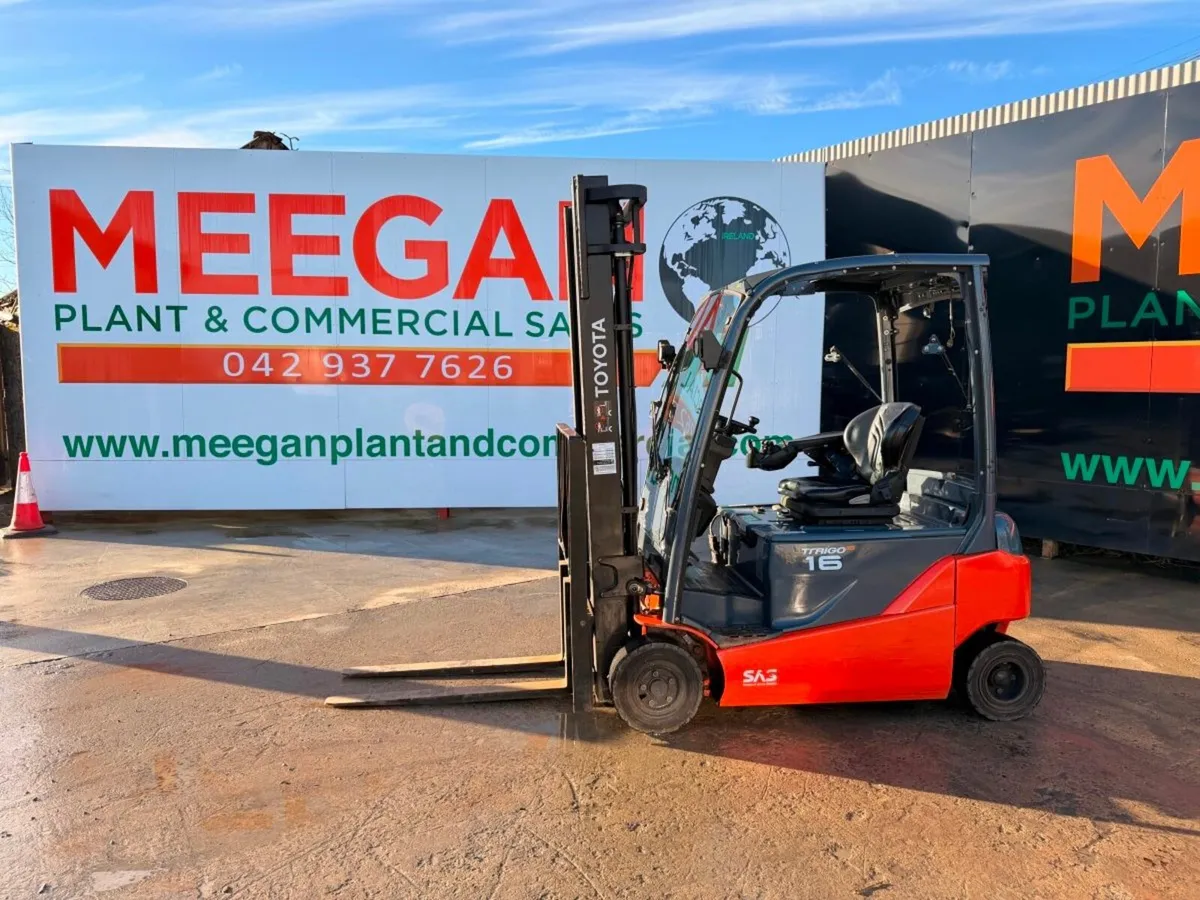 2020 TOYOTA TRAIGO 1.6 TON ELECTRIC FORKLIFT - Image 1